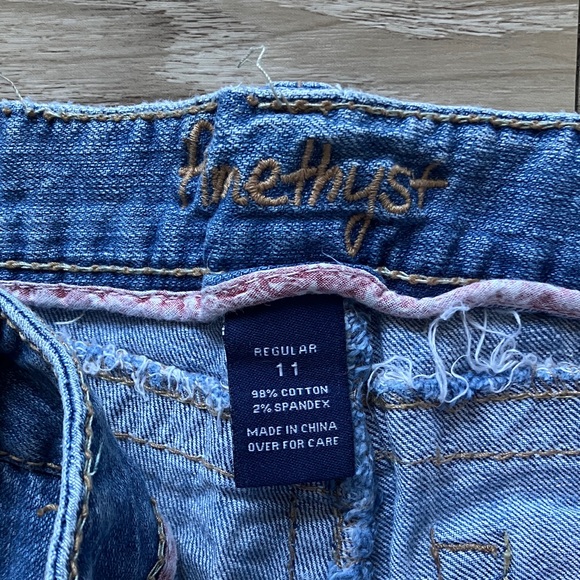 Amethyst Jeans Light Blue Flare Denim - Picture 3 of 8